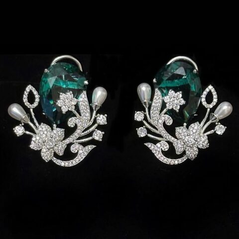 M- 38 SDE- Silver And Deep Teal