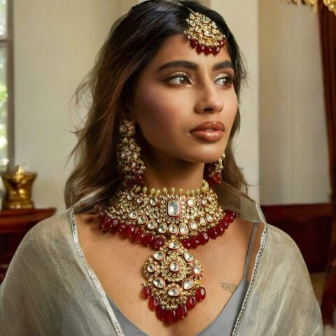 Rudra Bridal Blush Necklace Set