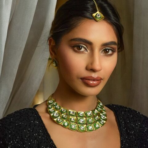Polki Mosiac Gold Set